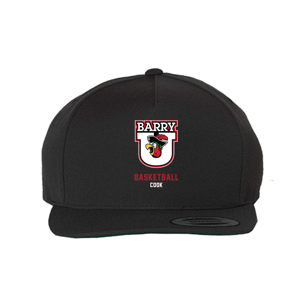 Barry - NCAA Women's Basketball : Jamir Cook - Snapback Hat-0