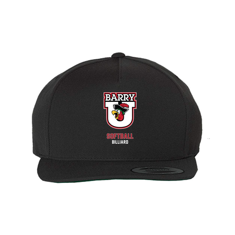 Barry - NCAA Softball : Vivian Billiard - Snapback Hat-0
