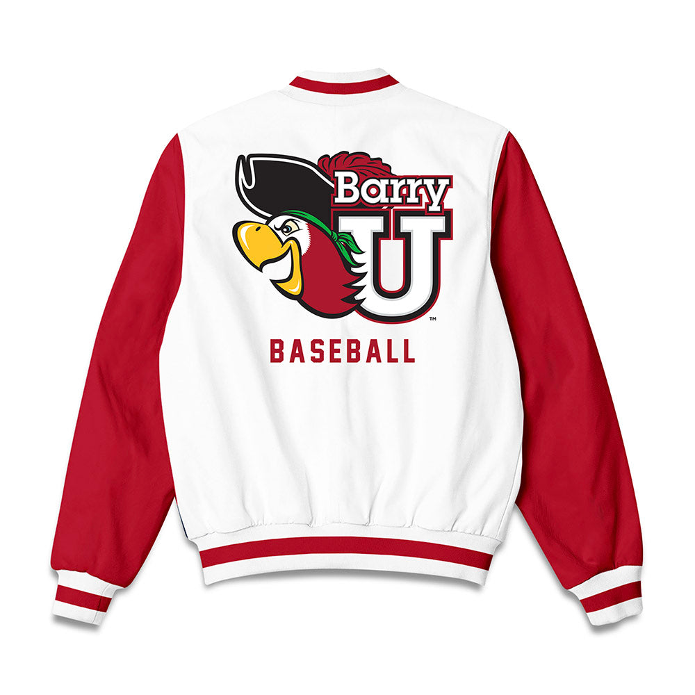 Barry - NCAA Baseball : Christopher Palomino - Bomber Jacket-1