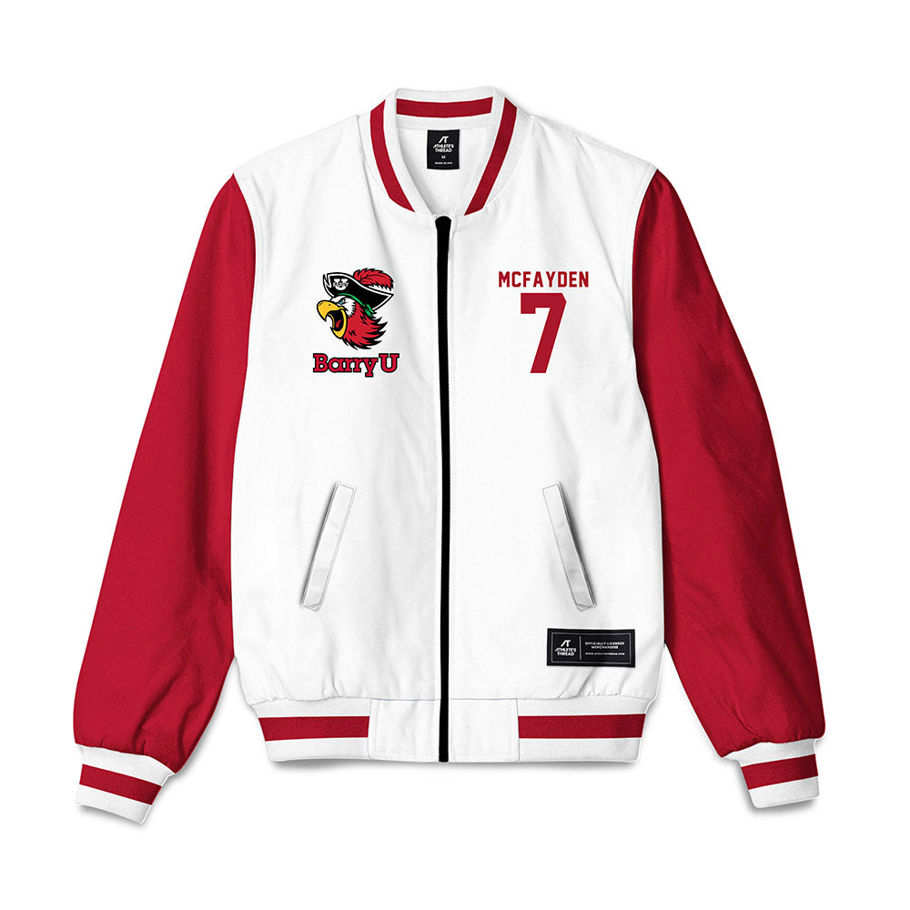 Barry - NCAA Women's Soccer : Alyna McFayden - Bomber Jacket-0