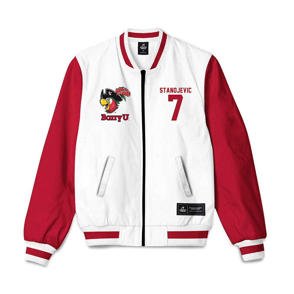 Barry - NCAA Men's Soccer : Zeljko Stanojevic - Bomber Jacket-0