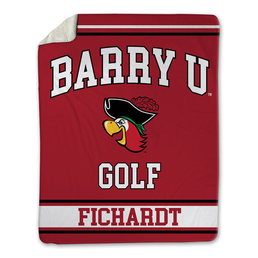 Barry - NCAA Men's Golf : Ethan Fichardt - Blanket-0