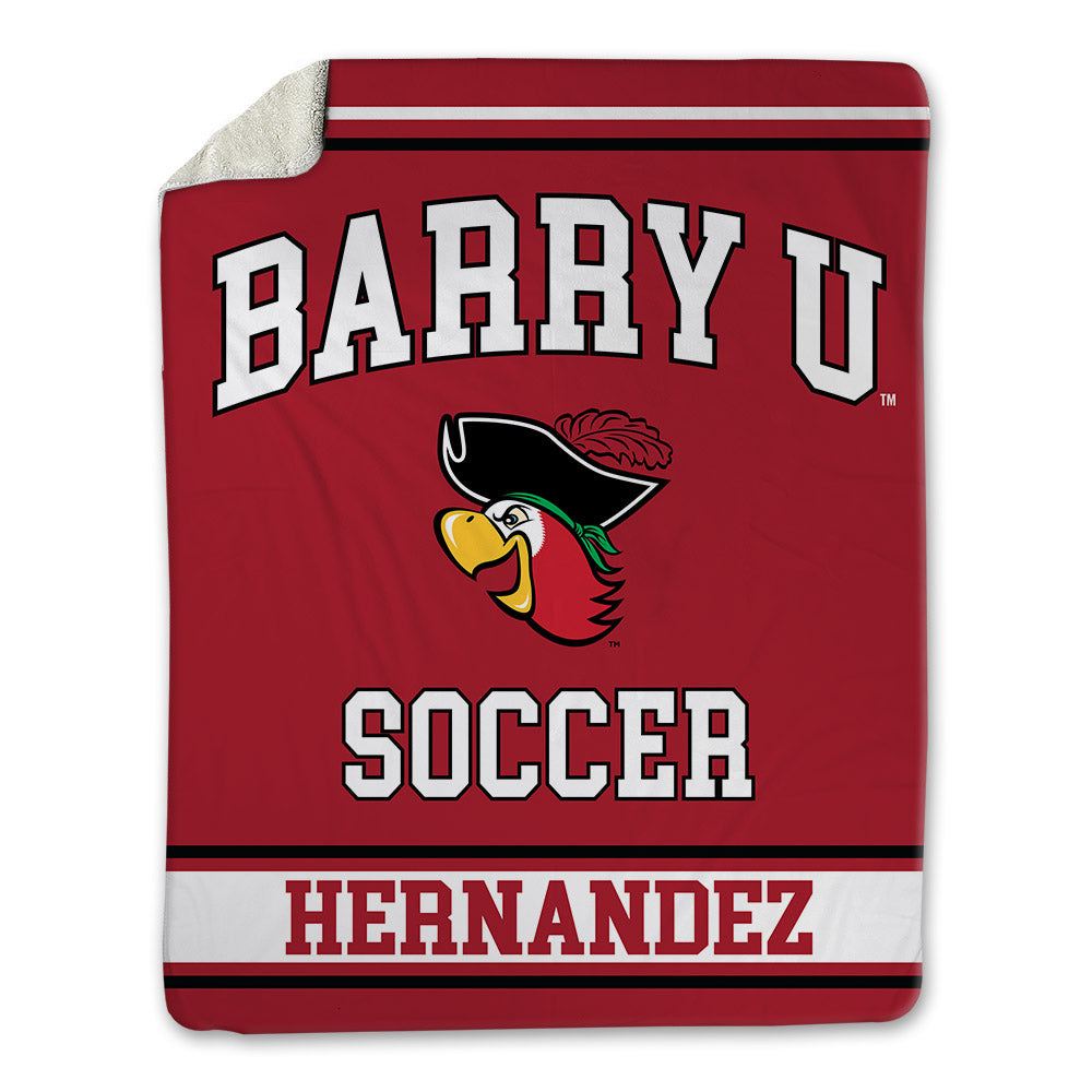 Barry - NCAA Women's Soccer : Marlen Hernandez - Blanket-0