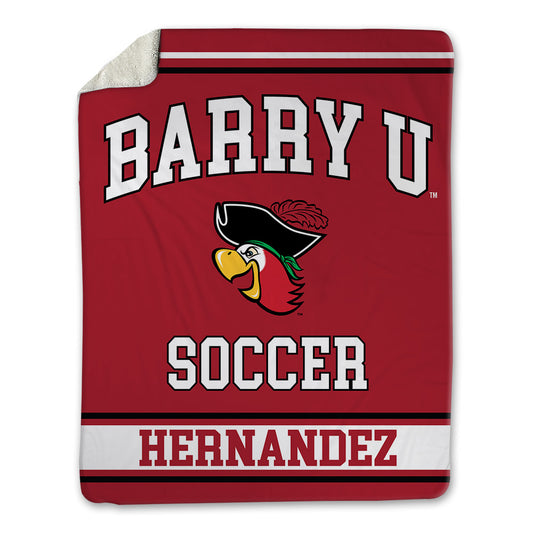 Barry - NCAA Women's Soccer : Marlen Hernandez - Blanket-0