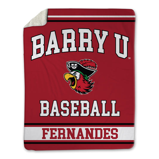 Barry - NCAA Baseball : Kyle Fernandes - Blanket-0