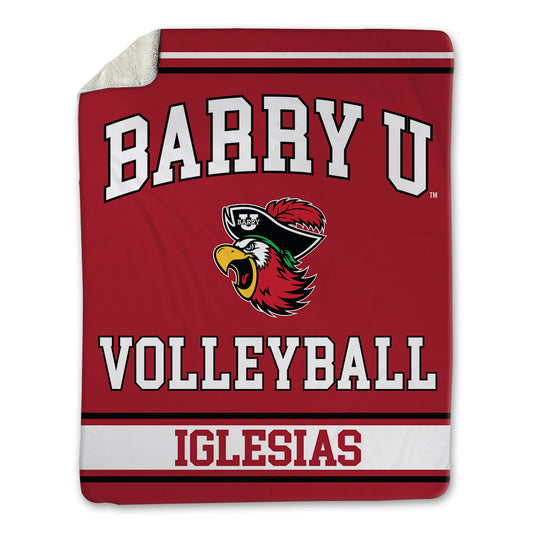 Barry - NCAA Women's Volleyball : Thalia Iglesias - Blanket-0