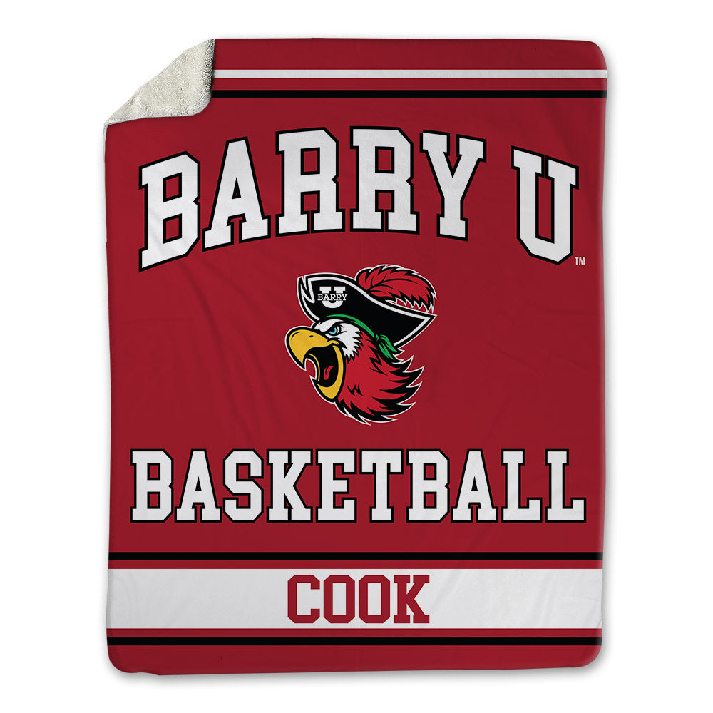 Barry - NCAA Women's Basketball : Jamir Cook - Blanket-0