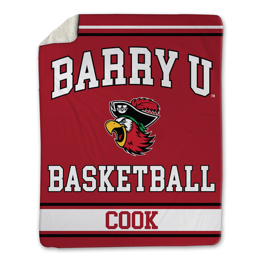 Barry - NCAA Women's Basketball : Jamir Cook - Blanket-0