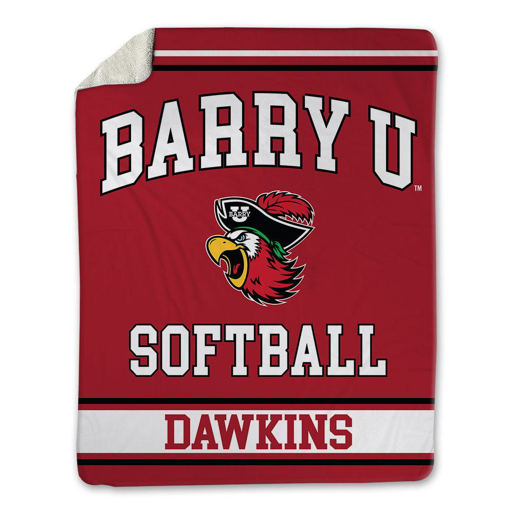 Barry - NCAA Softball : Mariah Dawkins - Blanket-0