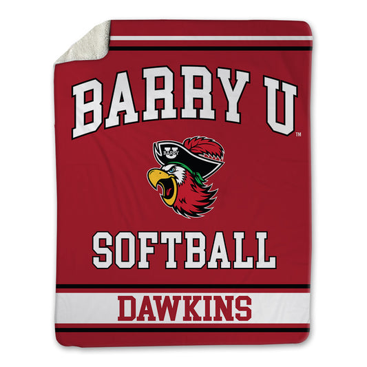 Barry - NCAA Softball : Mariah Dawkins - Blanket-0