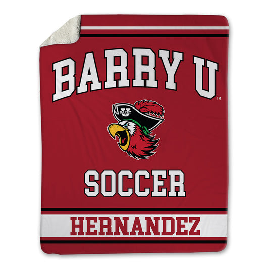 Barry - NCAA Women's Soccer : Marlen Hernandez - Blanket-0