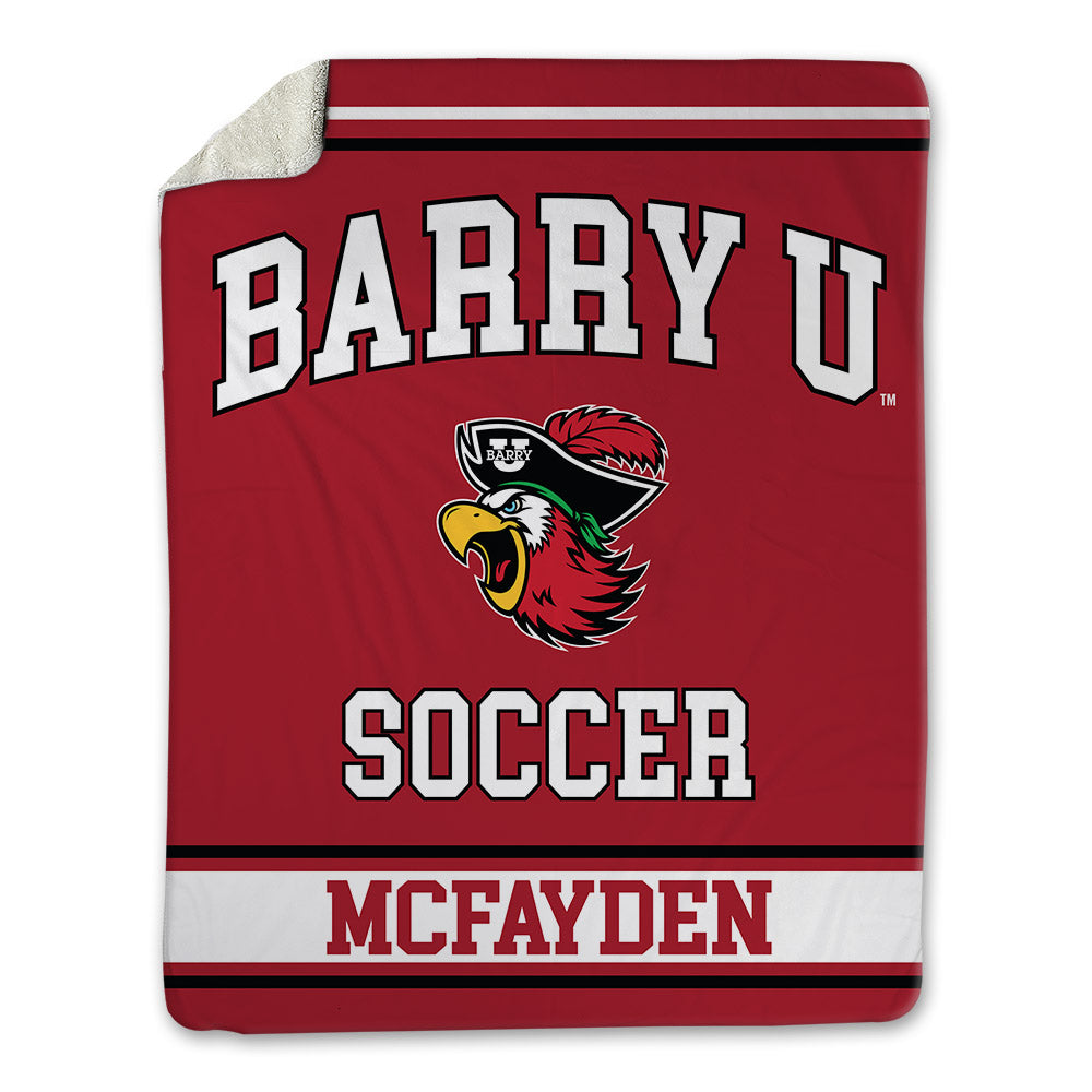 Barry - NCAA Women's Soccer : Alyna McFayden - Blanket-0