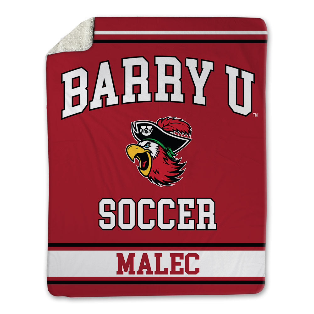 Barry - NCAA Men's Soccer : Agustin Malec - Blanket-0
