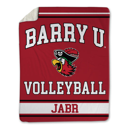 Barry - NCAA Men's Volleyball : Zachary Jabr - Blanket-0