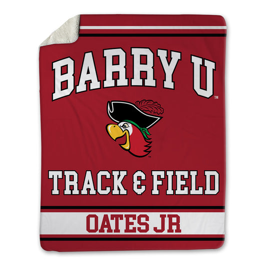 Barry - NCAA Men's Track & Field : Tavares Oates Jr - Blanket-0