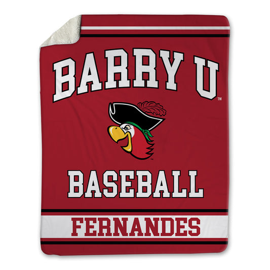 Barry - NCAA Baseball : Kyle Fernandes - Blanket-0