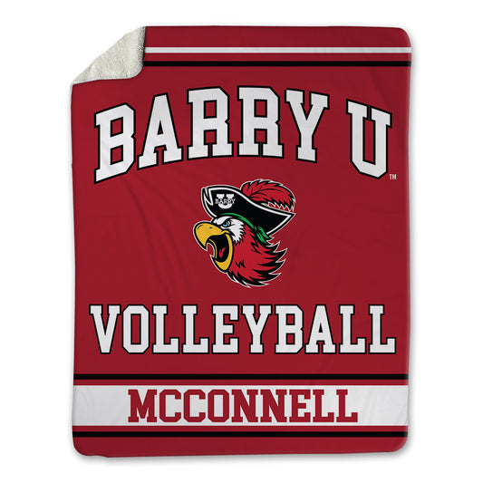 Barry - NCAA Women's Volleyball : Maye McConnell - Blanket-0