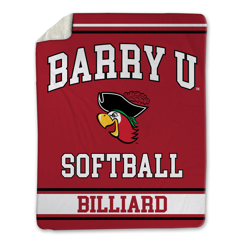 Barry - NCAA Softball : Vivian Billiard - Blanket-0