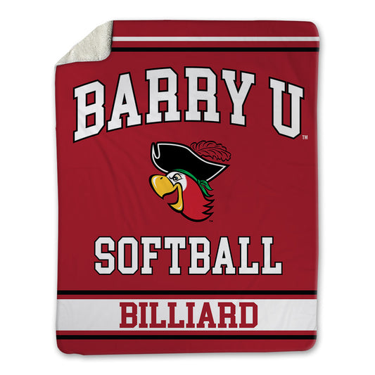 Barry - NCAA Softball : Vivian Billiard - Blanket-0