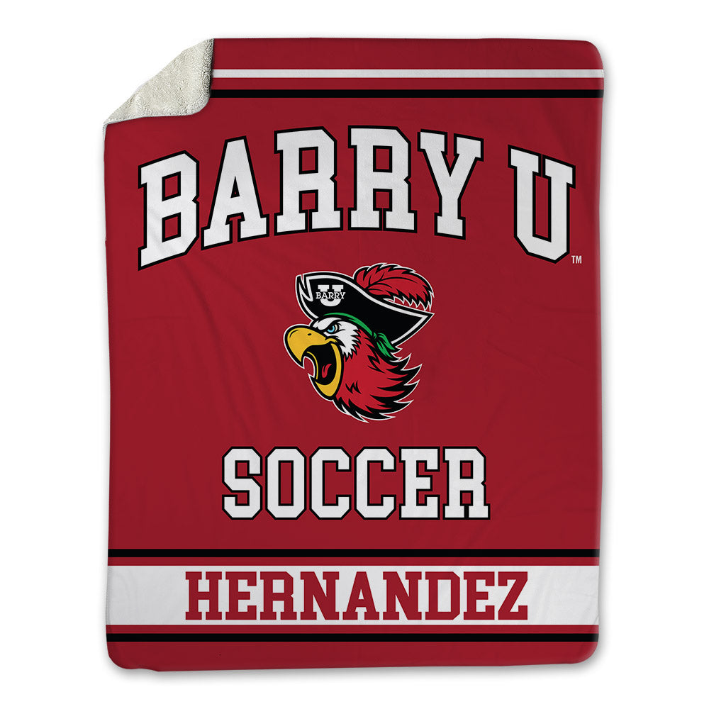 Barry - NCAA Women's Soccer : Marlen Hernandez - Blanket-0