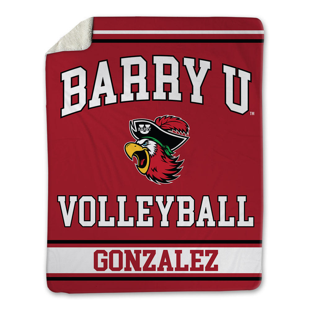 Barry - NCAA Men's Volleyball : Julian Gonzalez - Blanket-0