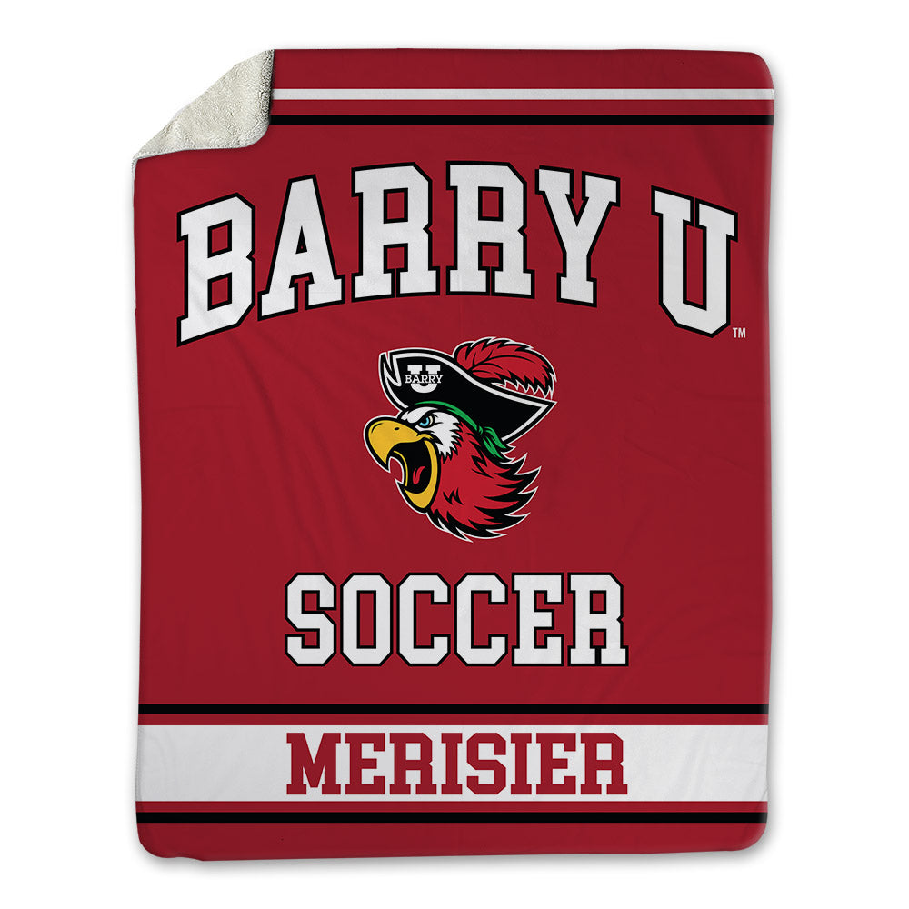 Barry - NCAA Women's Soccer : Allyssia Merisier - Blanket-0