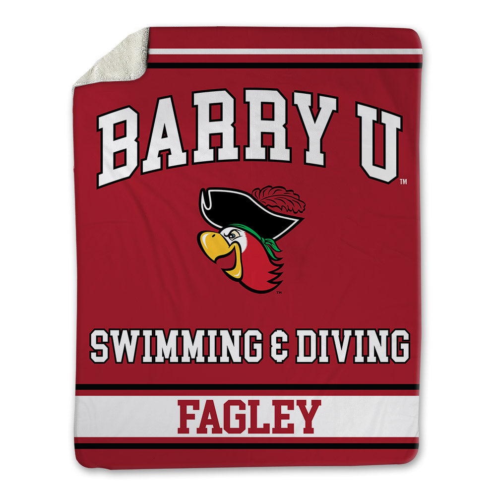 Barry - NCAA Men's Swimming & Diving : Kaemon Fagley - Blanket-0