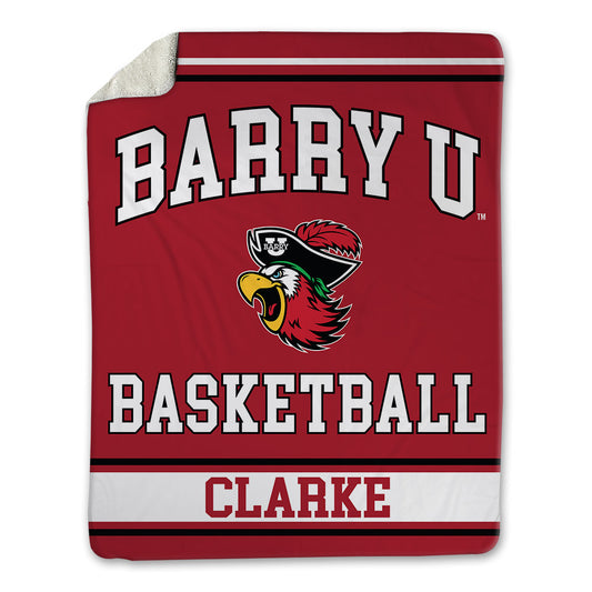 Barry - NCAA Men's Basketball : Julian Clarke - Blanket-0