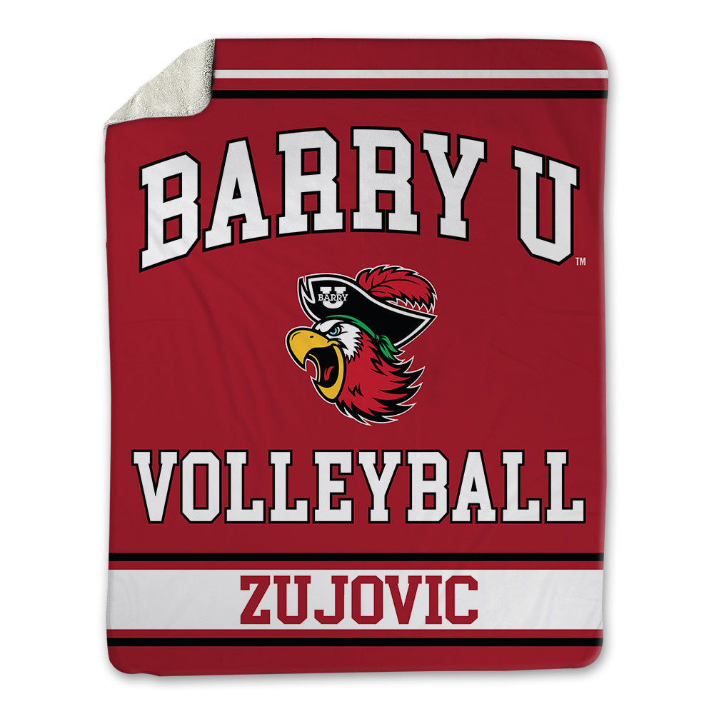 Barry - NCAA Women's Volleyball : Ivana Zujovic - Blanket-0