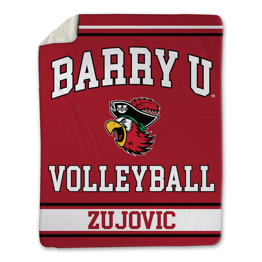 Barry - NCAA Women's Volleyball : Ivana Zujovic - Blanket-0