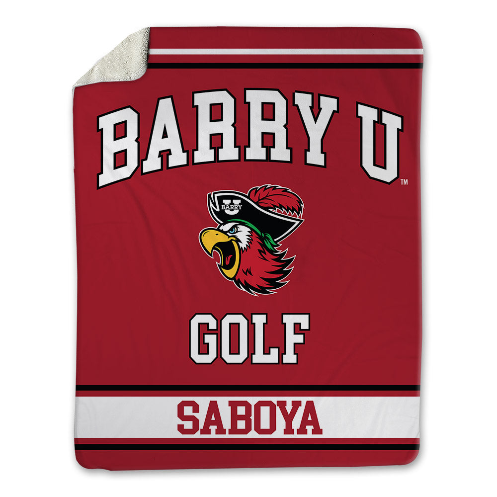 Barry - NCAA Men's Golf : Nicolas Saboya - Blanket-0