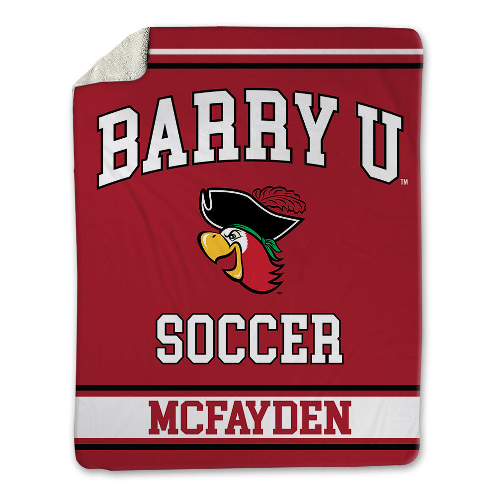 Barry - NCAA Women's Soccer : Alyna McFayden - Blanket-0