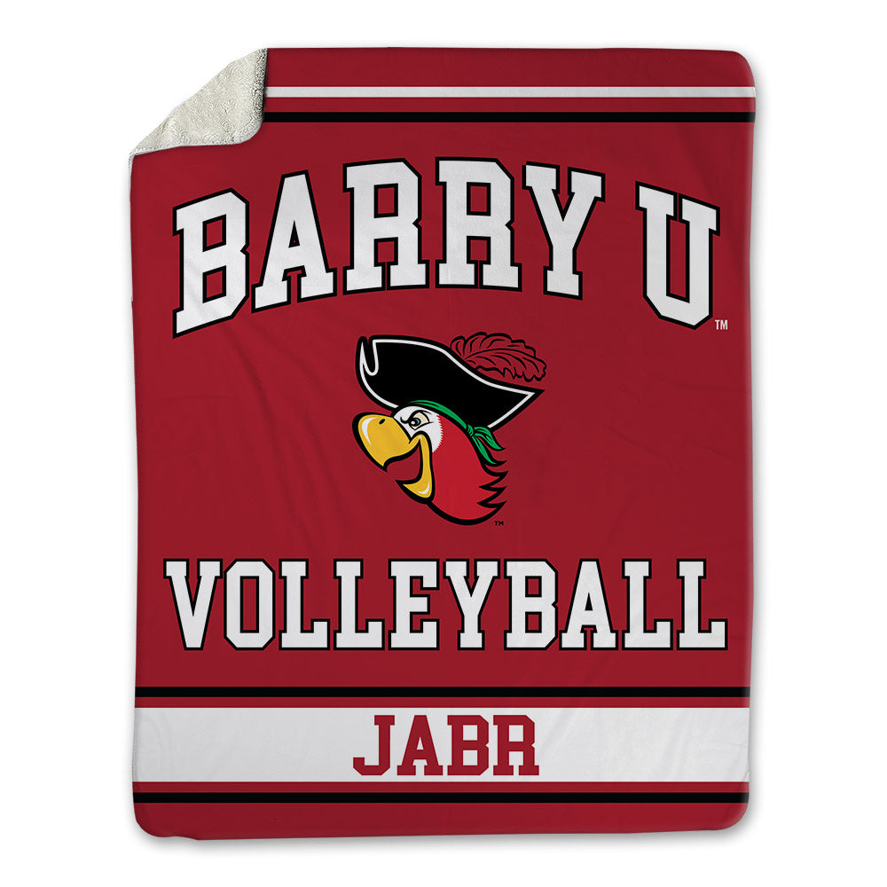 Barry - NCAA Men's Volleyball : Zachary Jabr - Blanket-0
