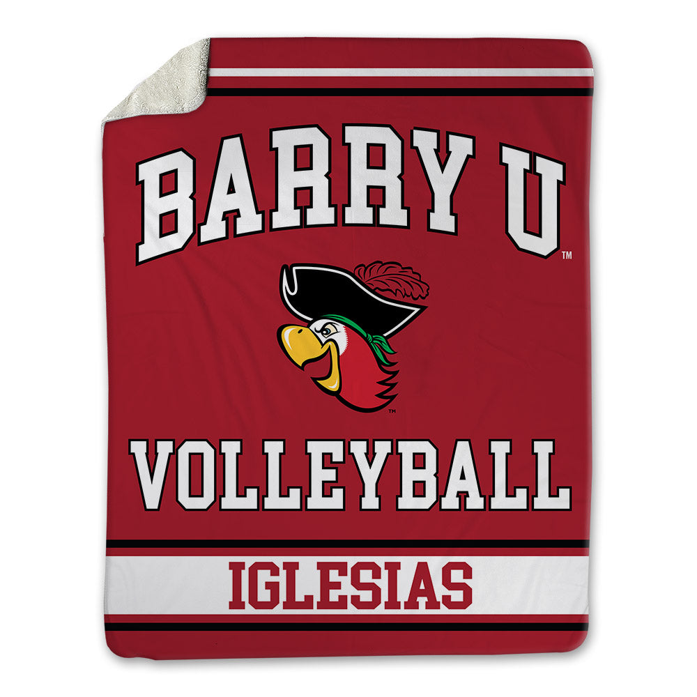 Barry - NCAA Women's Volleyball : Thalia Iglesias - Blanket-0