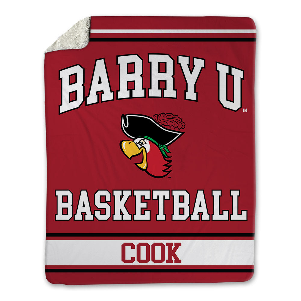 Barry - NCAA Women's Basketball : Jamir Cook - Blanket-0
