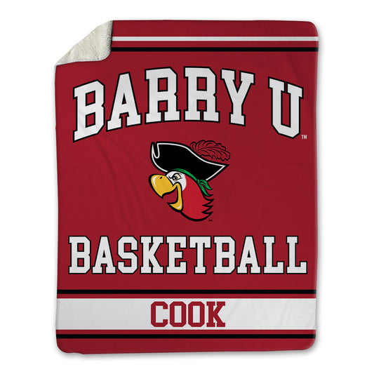 Barry - NCAA Women's Basketball : Jamir Cook - Blanket-0