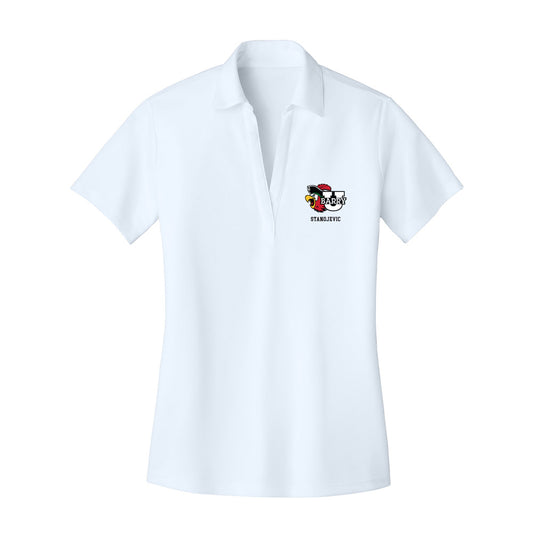 Barry - NCAA Men's Soccer : Zeljko Stanojevic - Women's Activewear Polo Shirt-0