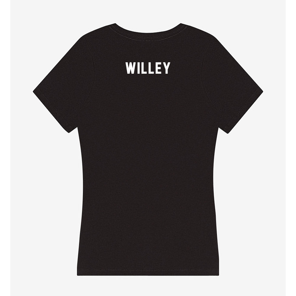 Barry - NCAA Women's Volleyball : Sarah Willey - Classic Shersey Women's V-Neck T-Shirt-1