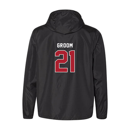 Barry - NCAA Women's Volleyball : Mia Groom - Classic Shersey Windbreaker-1