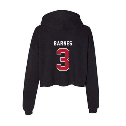 Barry - NCAA Women's Soccer : Dylan Barnes - Classic Shersey Women's Crop Fleece Hooded Sweatshirt-1