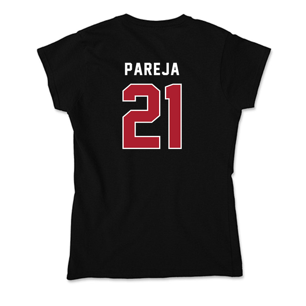 Barry - NCAA Women's Basketball : Paola Pareja - Classic Shersey Soft Style Women’s T-Shirt-1