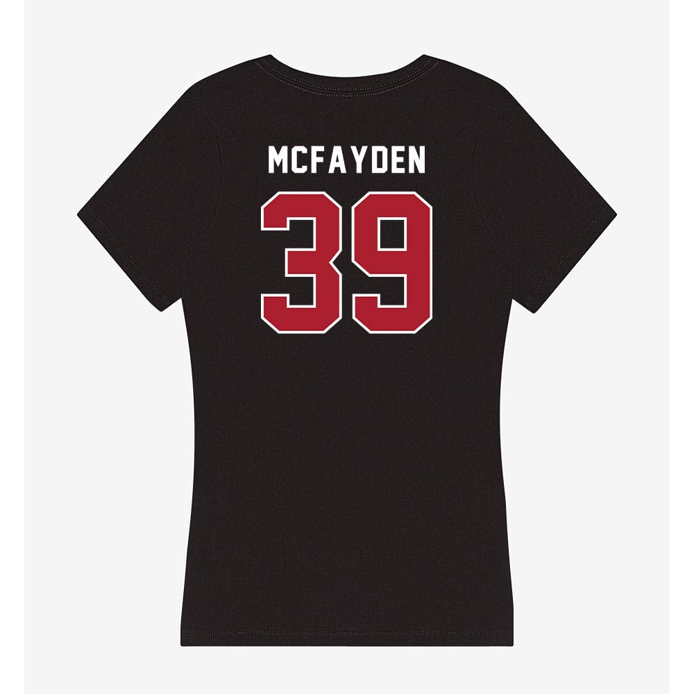 Barry - NCAA Women's Soccer : Alyna McFayden - Classic Shersey Women's V-Neck T-Shirt-1