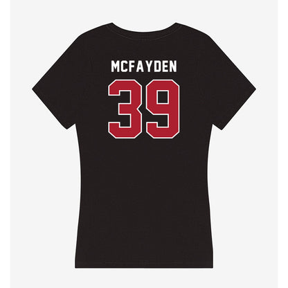 Barry - NCAA Women's Soccer : Alyna McFayden - Classic Shersey Women's V-Neck T-Shirt-1