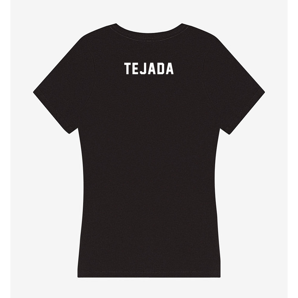 Barry - NCAA Men's Track & Field : Dominic Tejada - Classic Shersey Women's V-Neck T-Shirt-1