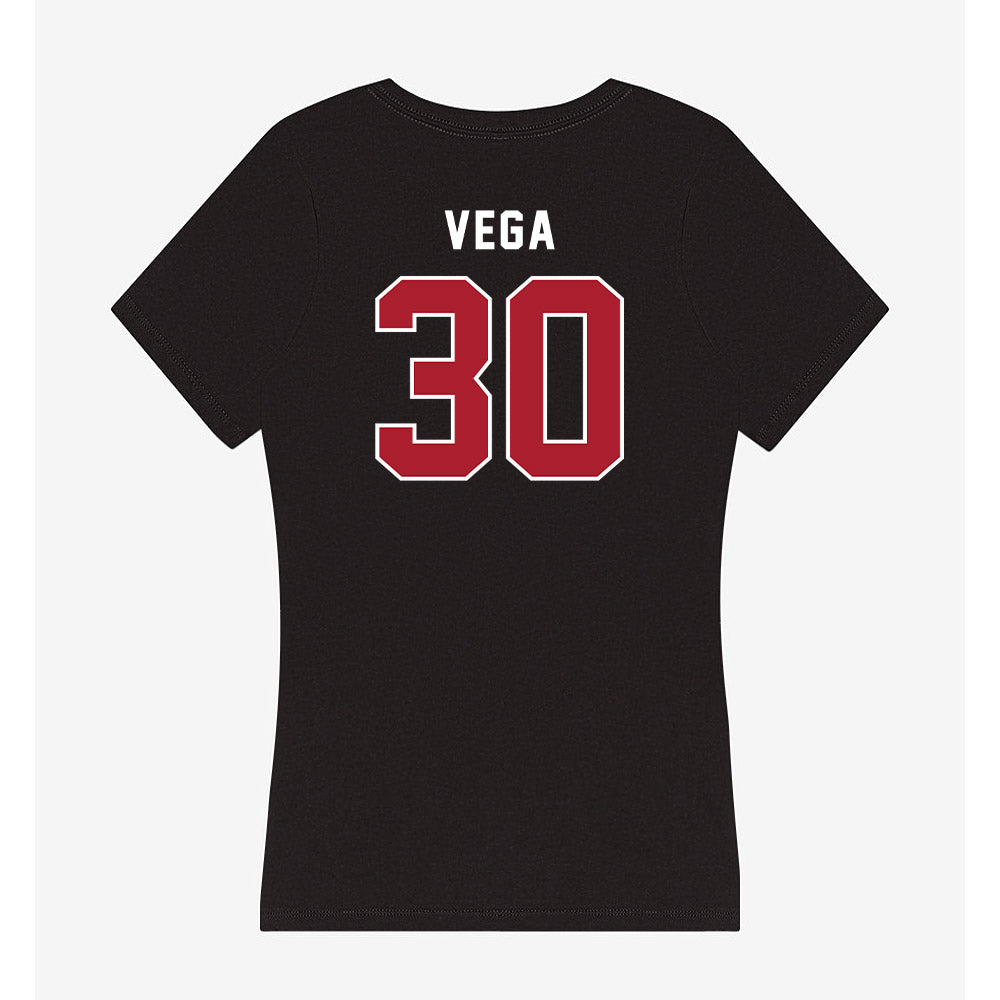 Barry - NCAA Women's Soccer : Sophia Vega - Classic Shersey Women's V-Neck T-Shirt-1
