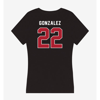 Barry - NCAA Men's Volleyball : Julian Gonzalez - Classic Shersey Women's V-Neck T-Shirt-1