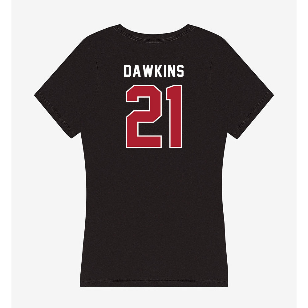 Barry - NCAA Softball : Mariah Dawkins - Classic Shersey Women's V-Neck T-Shirt-1