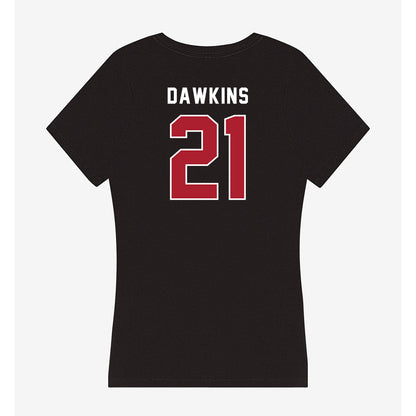 Barry - NCAA Softball : Mariah Dawkins - Classic Shersey Women's V-Neck T-Shirt-1