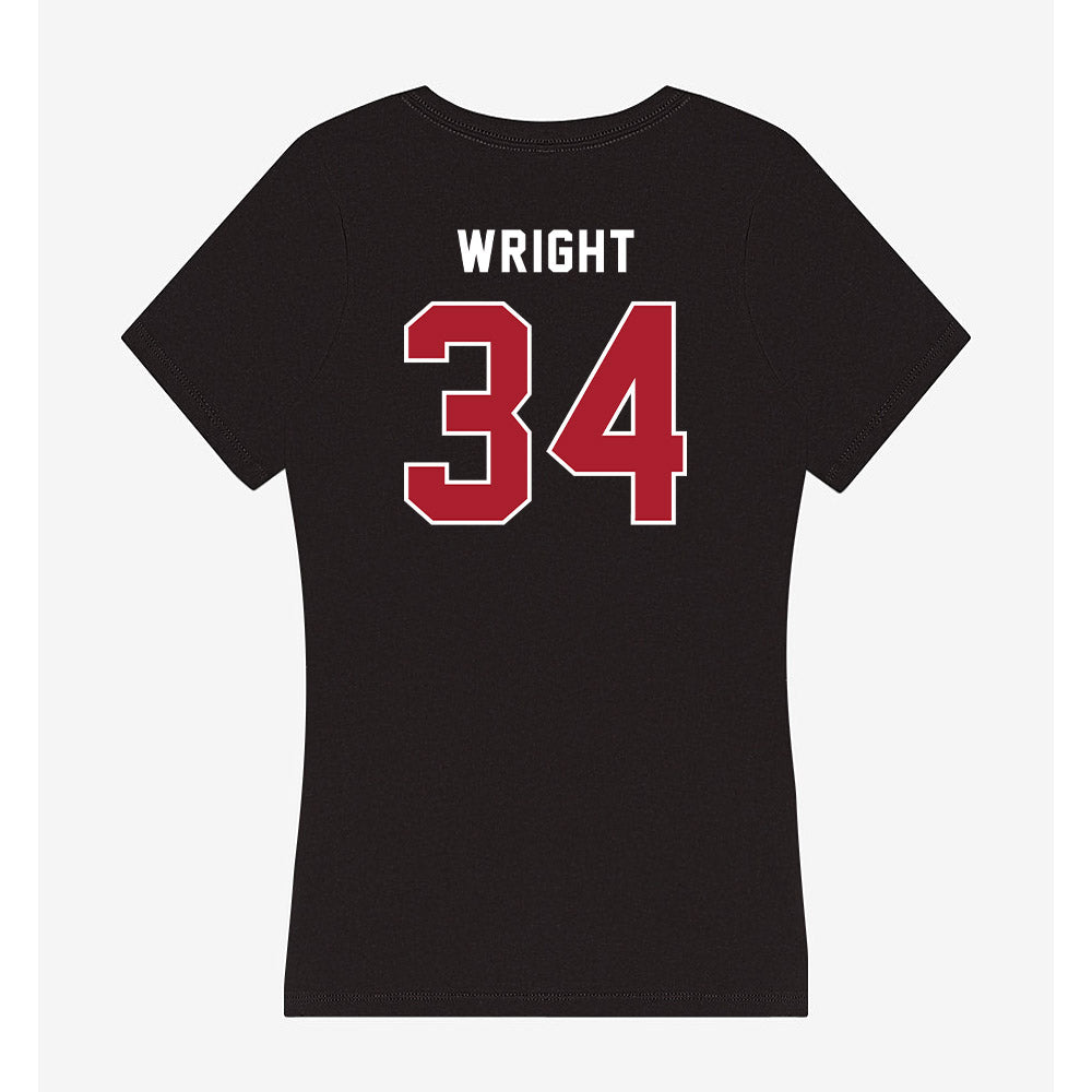 Barry - NCAA Baseball : Dane Wright - Classic Shersey Women's V-Neck T-Shirt-1