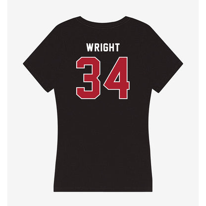 Barry - NCAA Baseball : Dane Wright - Classic Shersey Women's V-Neck T-Shirt-1